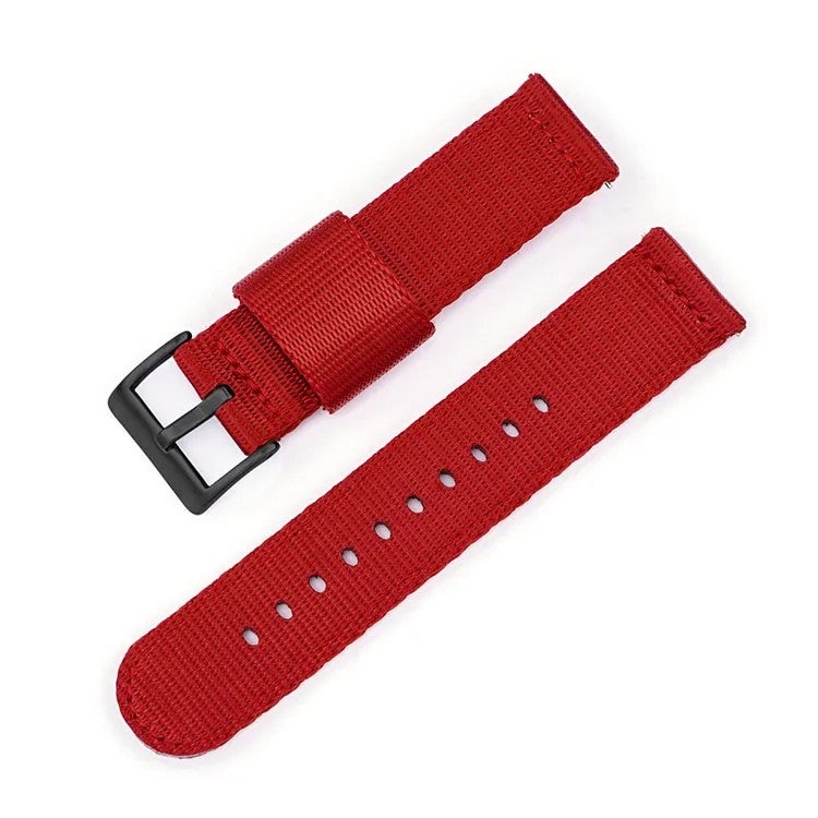 Bluejw LAIHE Adjustable Nylon Watch Strap with Quick Release for 18mm 20mm 22mm 24mm Watches – Easy to Replace Watch Band with Charm Compatibility - Image 4