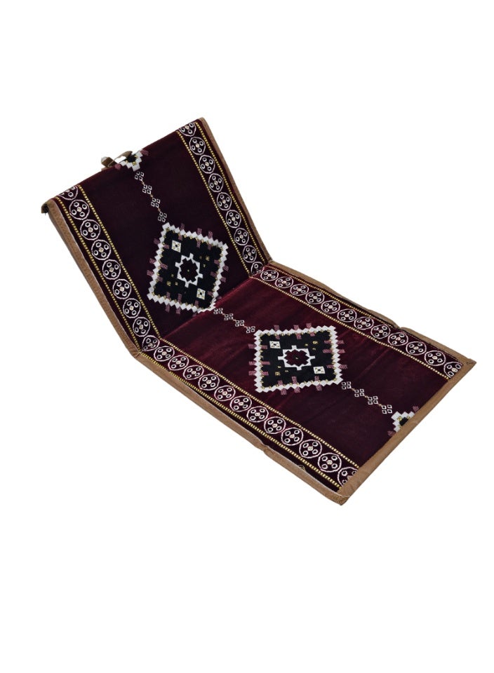 سمارت هوم طقم كراسي أرضية يتكون من كرسيان قابلة للطي بخلفية عازلة للماء للرحلات والنزهات والتخييم والحدائق – جلسة أرضية مريحة بطول 60 سم وعرض 50 سم وارتفاع مسند  الظهر 40 سم – مثالي للجلوس والاسترخاء في الهواء الطلق - Image 4