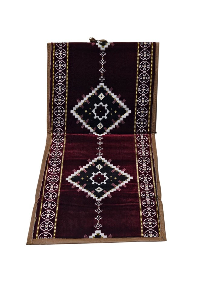 سمارت هوم طقم كراسي أرضية يتكون من كرسيان قابلة للطي بخلفية عازلة للماء للرحلات والنزهات والتخييم والحدائق – جلسة أرضية مريحة بطول 60 سم وعرض 50 سم وارتفاع مسند  الظهر 40 سم – مثالي للجلوس والاسترخاء في الهواء الطلق - Image 2