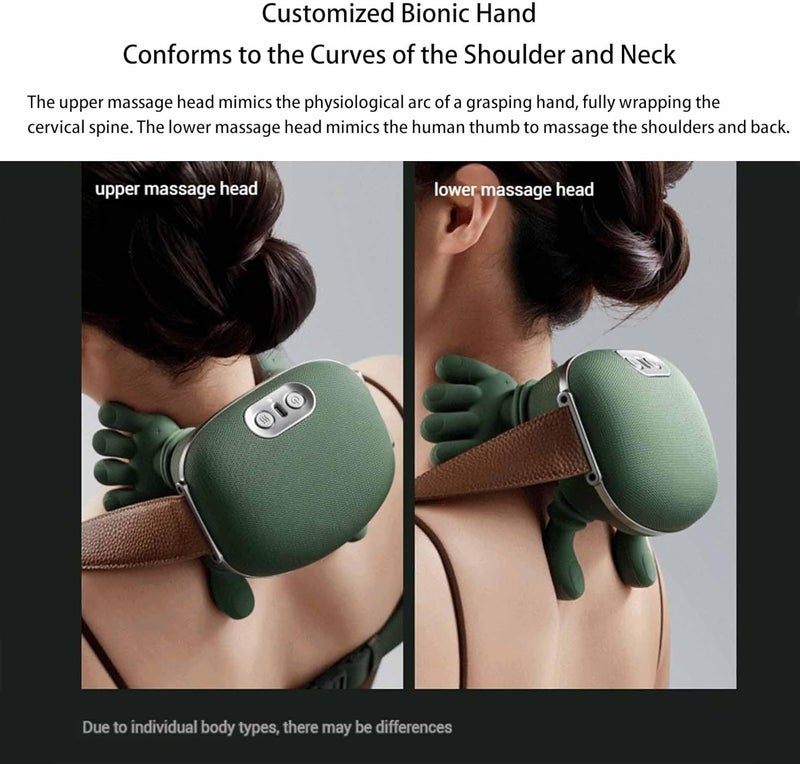 Airlandolists Hand Shoulder and Neck Massager with Heat - and Lightweight - Image 3