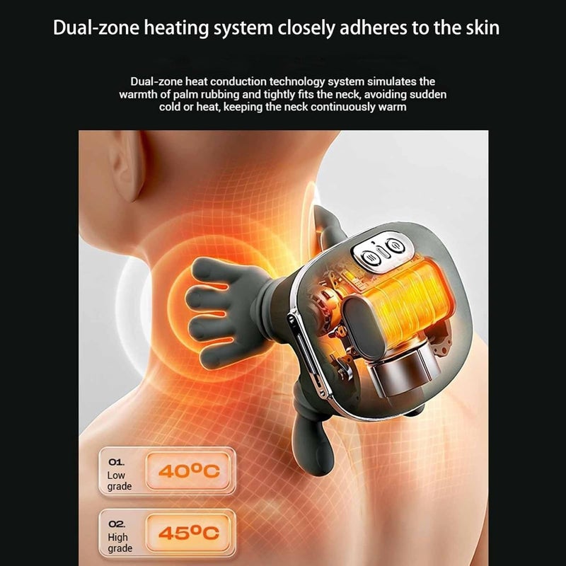 Airlandolists Hand Shoulder and Neck Massager with Heat - and Lightweight - Image 4