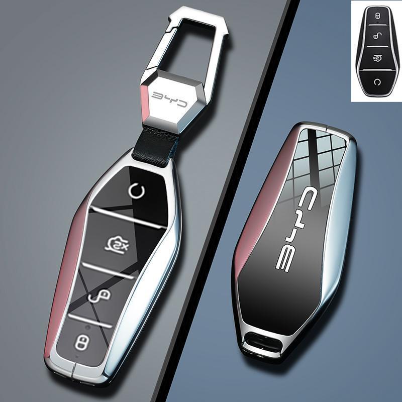 BYD Han EV key set Song Plus Qin Plus car Tang Yuan Pro 24 model seal DMI seagull frigate buckle - Image 1