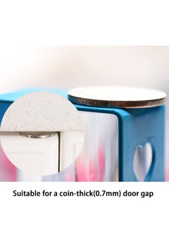 Y&D SYOSI 6 Pcs Over Door Hooks, Stainless Steel Heavy Duty Hooks Z-Shaped for Hanging Coat/Towel/Bag/Robe Bedroom/Bathroom/Kitchen/Office (Pink, Blue, White)  - Image 3
