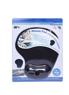 LOGILILY Logilily MousePad with Gel Wrist Support Black | L-1108 Pack Of 2  - Image 2