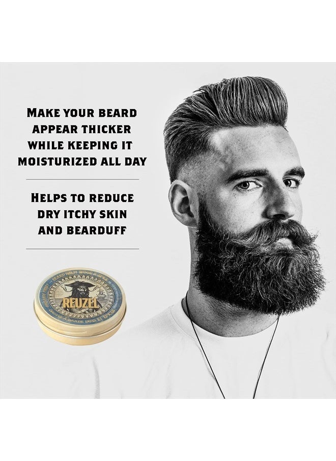 Reuzel - Beard Balm, Wood & Spice, Masculine Scent, 1.3 oz - Image 1
