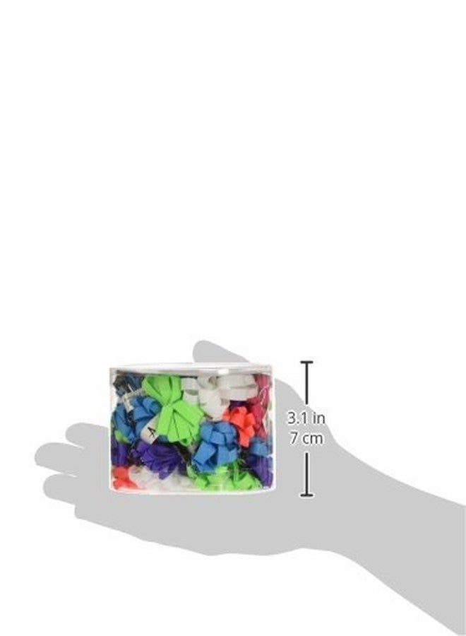 Aria Grosgrain Ribbon Loops Barrettes for Dogs, 48-Piece Canisters - Image 4