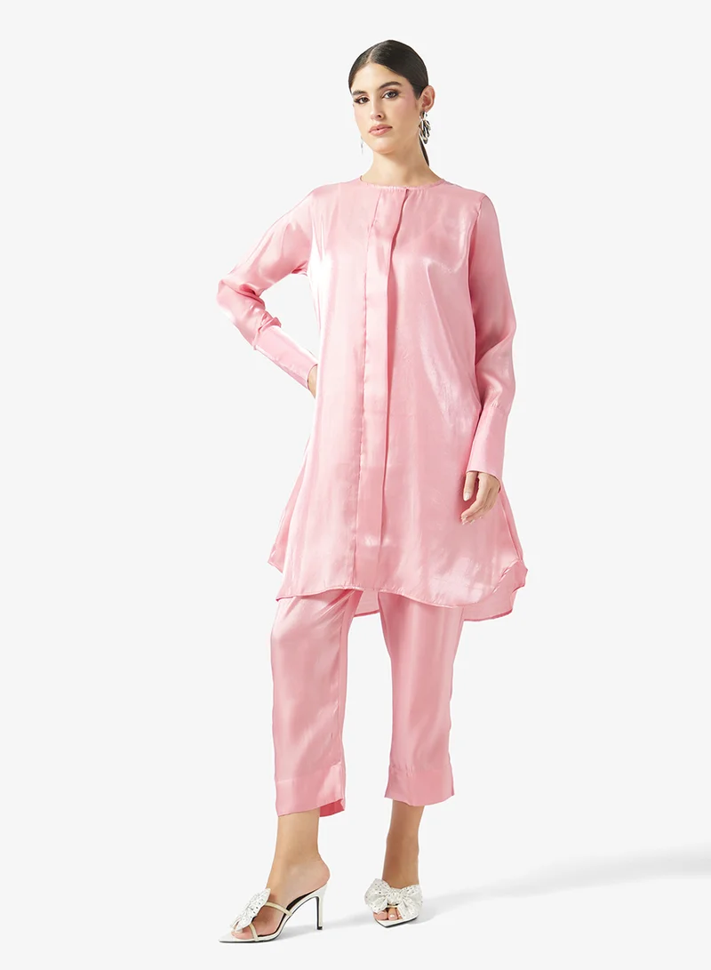 فايور Relaxed Tunic Co-Ord Set