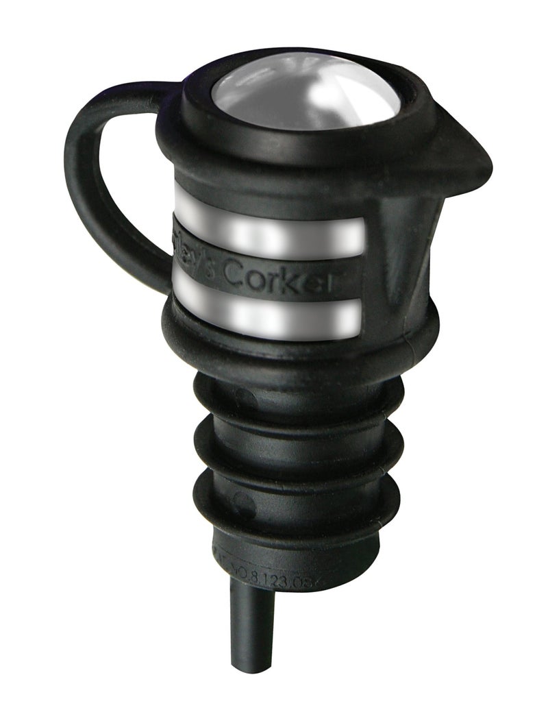 Haleys Corker Platinum Wine Stopper Black