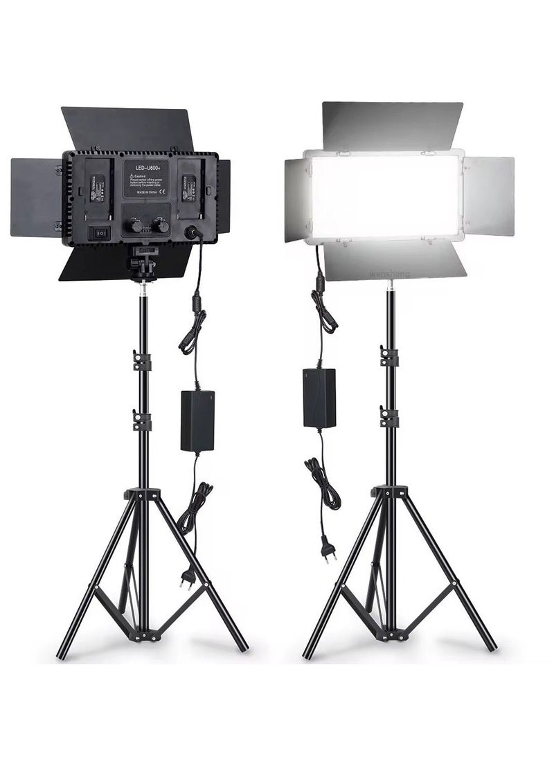 Generic Professional Photo & Video Pro LED 600 Photography Light, Photo Shoot | Video Making Light For YouTube Vlog | TikTok & Insta Reels | Wedding Photography LED Light Kit with Adjustable Brightness & Color  - Image 1