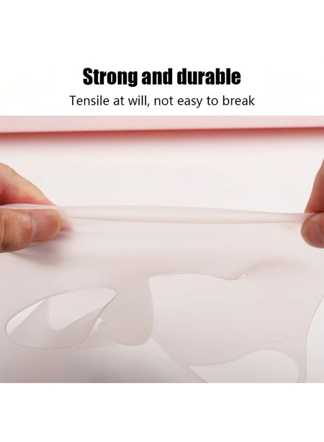 Reusable Silicone Mask Covers Hydrating Sheet For Skin Mask To Prevent Evaporation Secure Prevent Slipping Facial Treatments 1pc - Image 3