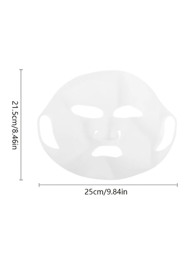 Reusable Silicone Mask Covers Hydrating Sheet For Skin Mask To Prevent Evaporation Secure Prevent Slipping Facial Treatments 1pc - Image 4