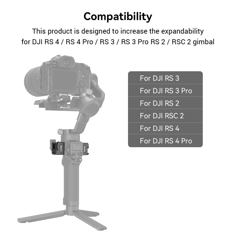 SmallRig NATO Clamp Accessory Mount for DJI RS 2 / RSC 2 / RS 3 / RS 3 Pro/RS 3 Mini/RS 4 / RS 4 Pro Gimbal - 3025 - Image 2