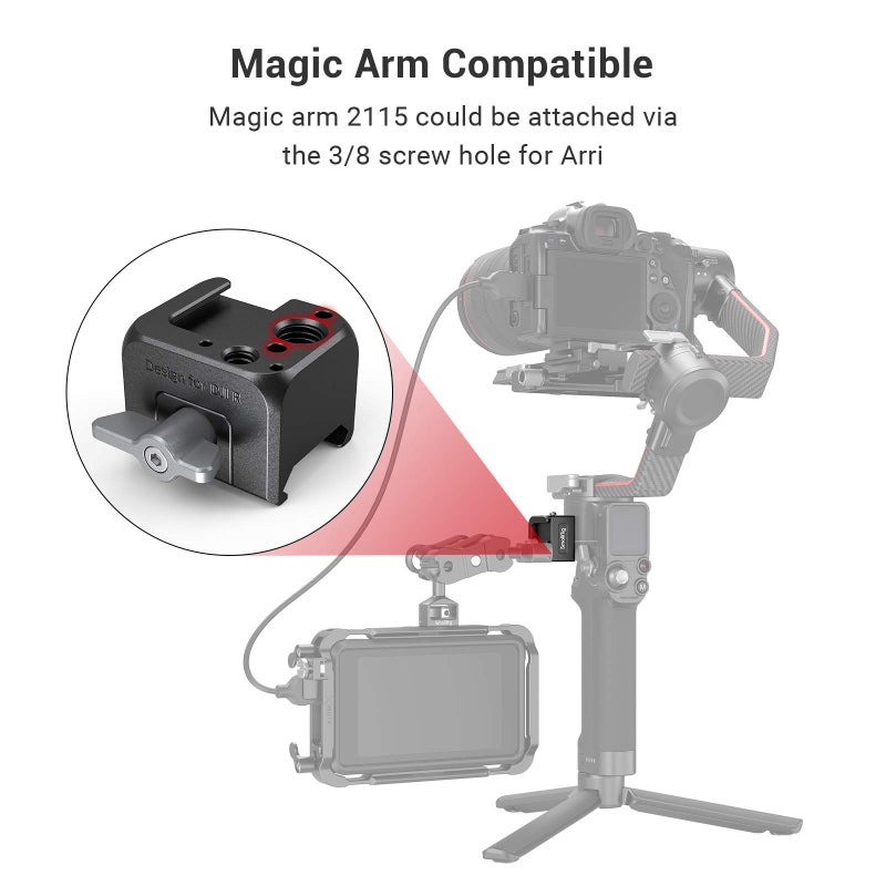 SmallRig NATO Clamp Accessory Mount for DJI RS 2 / RSC 2 / RS 3 / RS 3 Pro/RS 3 Mini/RS 4 / RS 4 Pro Gimbal - 3025 - Image 5