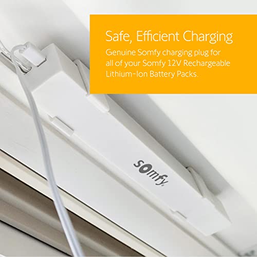 Somfy Charger for V2 Wirefree Motors – Powers External Battery Pack – Compatible with Sonesse 30/40 & Altus 28 – 3-Pin Connector – LED Indicator – 6-Foot Cable – #9025166 - Image 4