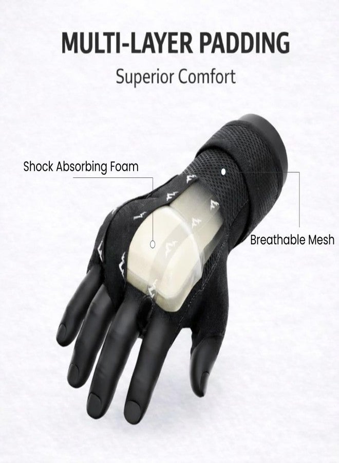 ONOMASTE - Ultra Padded Professional Boxing Gloves with Quick Release System- Boxing Bandages- Boxing Bandages- Boxing Mitten- Boxing Bandage - Under Gloves - Boxing Band (Black, M) - Image 4