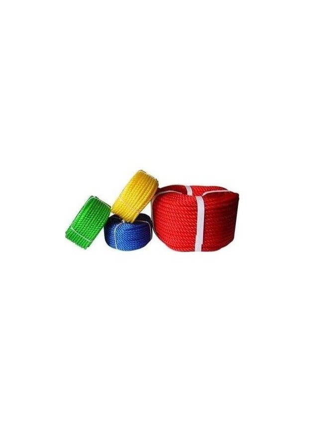Alba Plastic Vivid Glow 6mm x 30 Yards Pe Rope Versatile Utility for Everyday Needs - Image 1