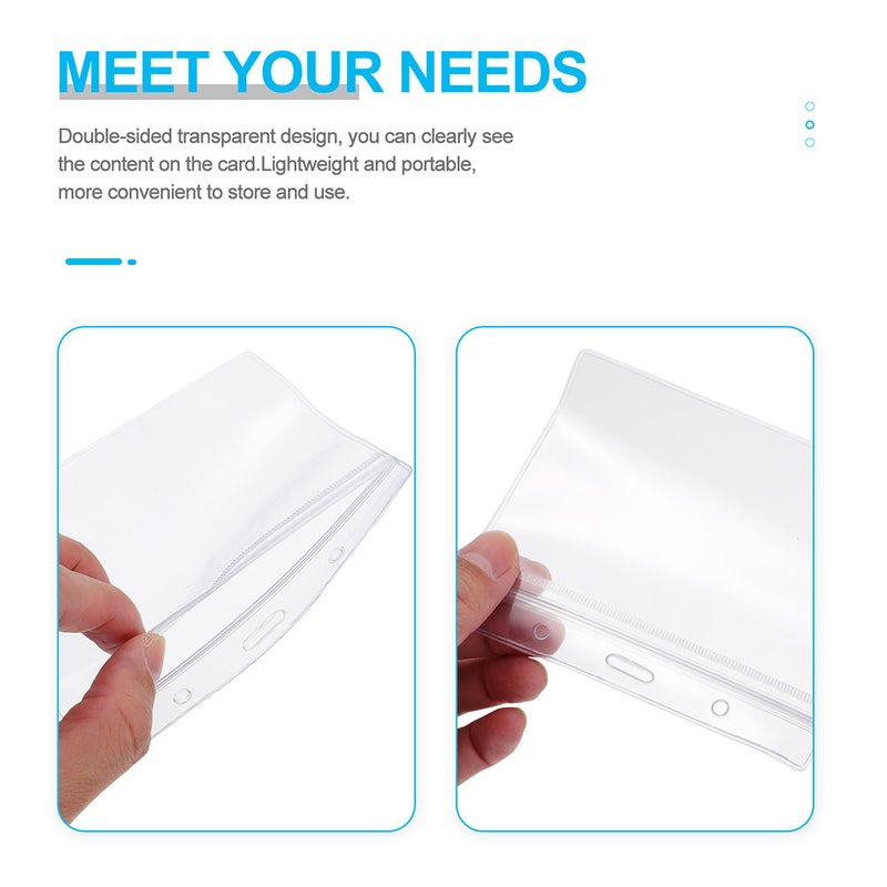 20 Pcs Employee Covers Record Holders (Transparent) - Image 5