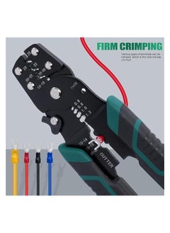 PROMASS Wire Crimper Tool with Stripper Cutter, 22-10 AWG Multifunctional Crimping Pliers Terminal Pliers for Insulated Electrical Connectors  - Image 2
