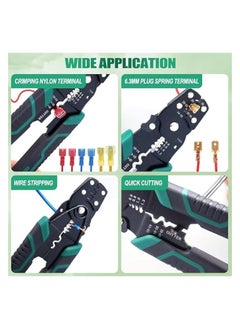 PROMASS Wire Crimper Tool with Stripper Cutter, 22-10 AWG Multifunctional Crimping Pliers Terminal Pliers for Insulated Electrical Connectors  - Image 5
