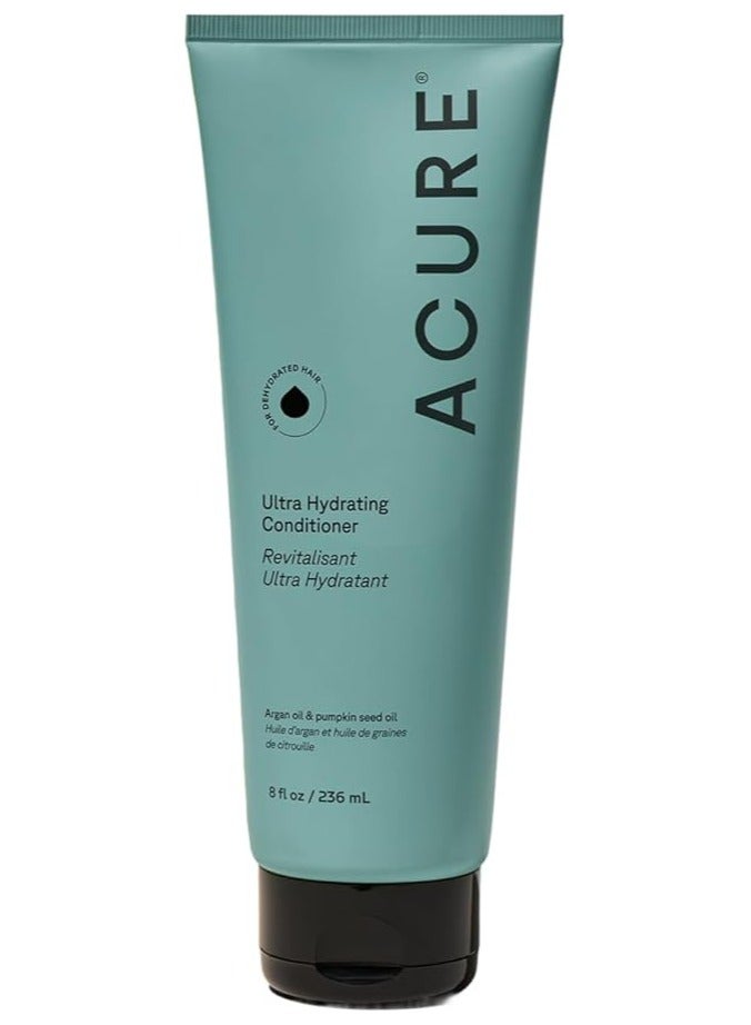 Acure شامبو مرطب فائق 100% نباتي، ترطيب فائق ودهون أوميغا، زيت الأركان الأصفر واليقطين، 8 أونصة سائلة - Image 1