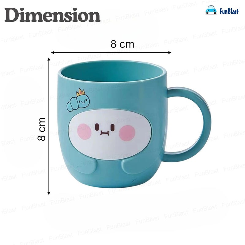 FunBlast Milk Mug for Kids – 350 Ml; Unbreakable Mug for Kids, Milk Mugs for Kids Unbreakable - Milk Drinking Cup for Kids (SeaGreen2) - Image 3