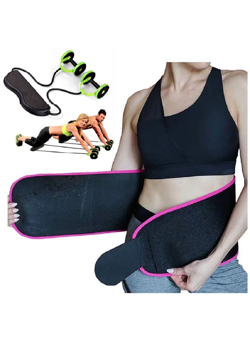 Revoflex 2Piece  Extreme Abdominal Trainer With Waist Trimmer Belt - Image 1