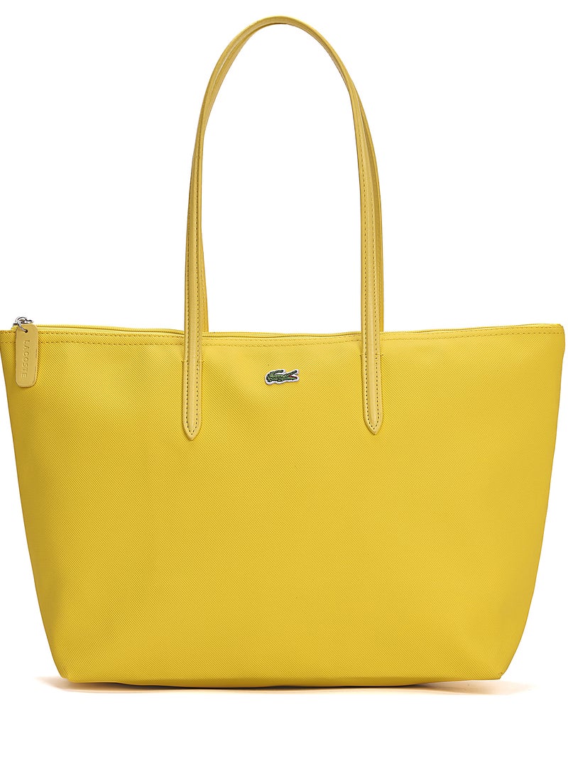 LACOSTE Lacoste Bag Yellow Large Fashion Versatile Tote Bag Shoulder Bag Cross-body Bag Handbag  - Image 1
