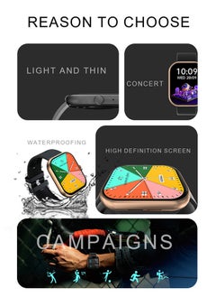 Generic Advanced Smartwatch with All-Touch & Button Control, 128MB Memory, Bluetooth Calling, Multi-Language Support Including Arabic, and Long-Lasting Performance  - Image 2