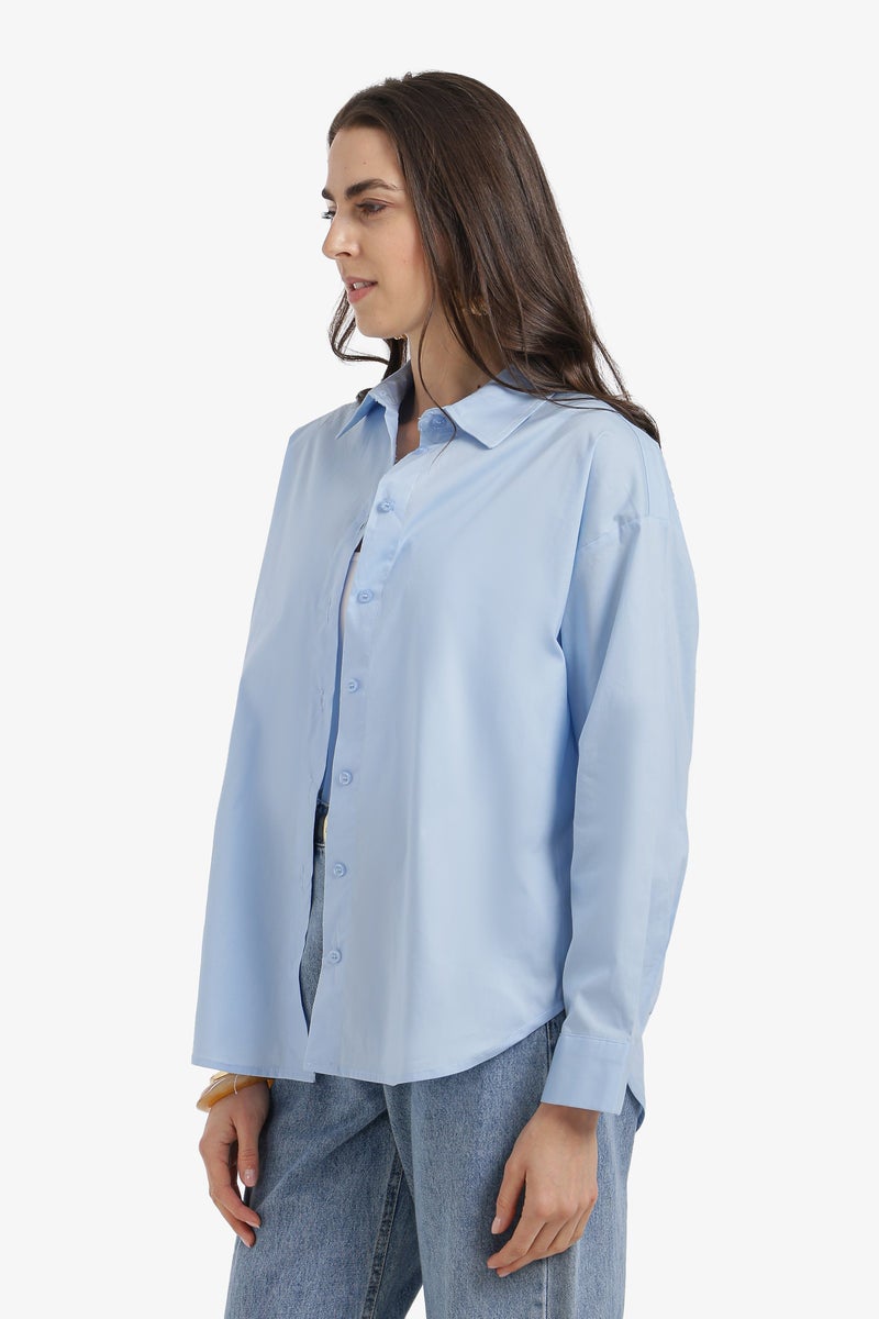 Carina Relaxed High-Low Shirt - Image 2