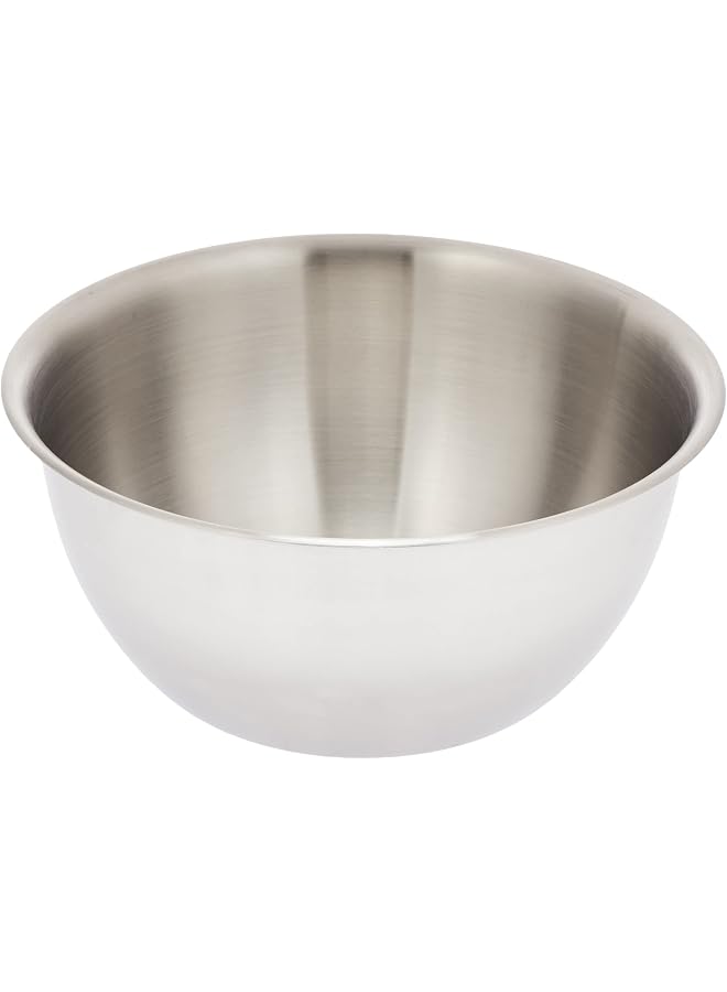 S-TOP Stainless Steel Mixing Bowl, 5 Liters, Silver, MB0005, Mixing Bowl , Baking Bowl ,Storage Bowl - Image 1