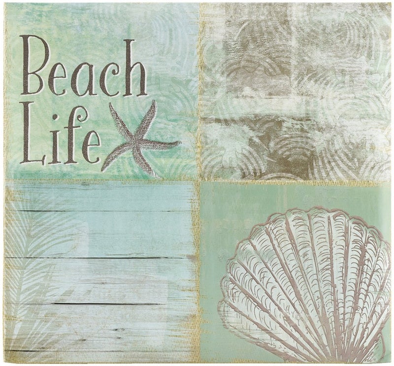 MCS Expandable 10-Page Scrapbook Album with 12 x 12 Inch Pages, 13.5 x 12.5 Inch, Beach Life - Image 2