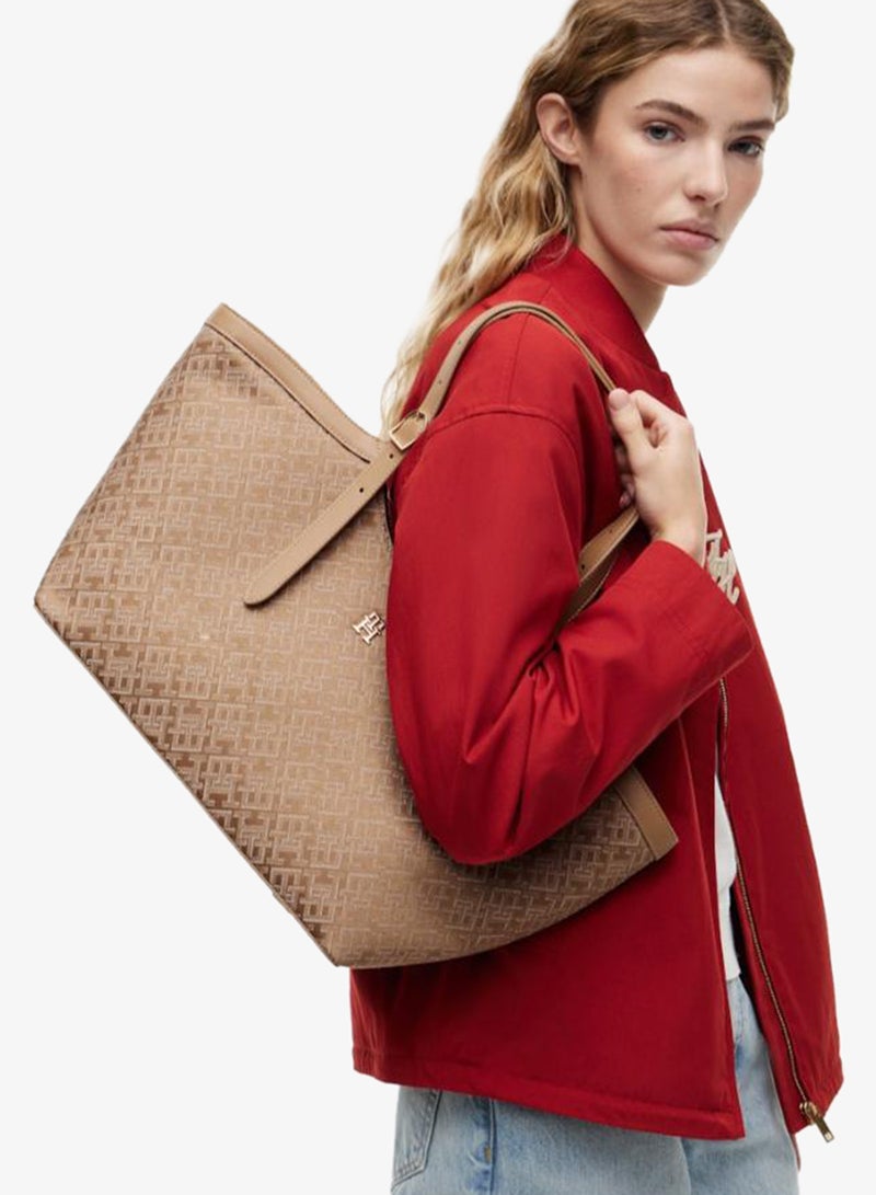 TOMMY HILFIGER TH Monogram Jacquard Tote Bag - Image 2