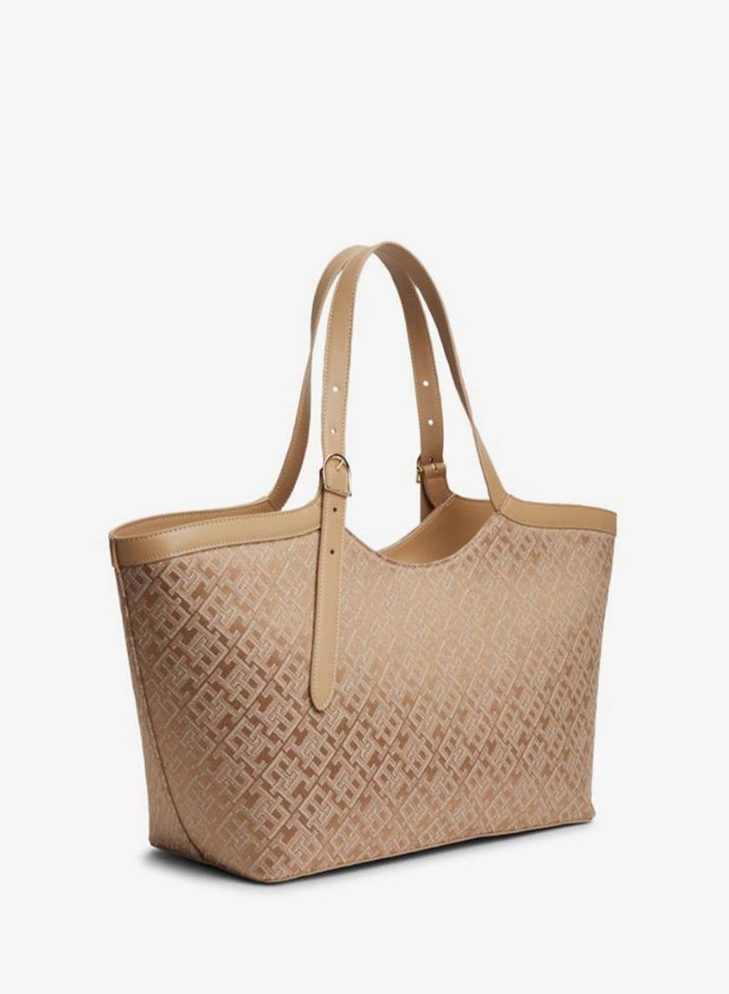 TOMMY HILFIGER TH Monogram Jacquard Tote Bag - Image 3