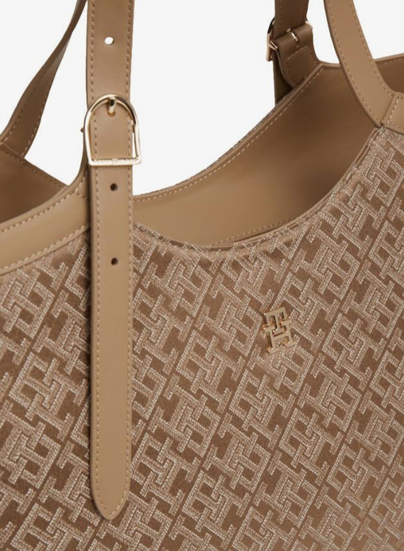 TOMMY HILFIGER TH Monogram Jacquard Tote Bag - Image 5