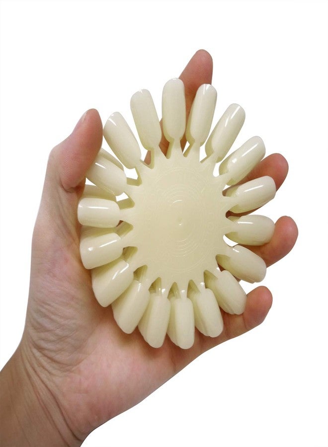 Honbay 20PCS Plastic 18 Tips False Nail Swatches Wheels Nail Art Color Polish Display Wheel for Manicure - Image 5