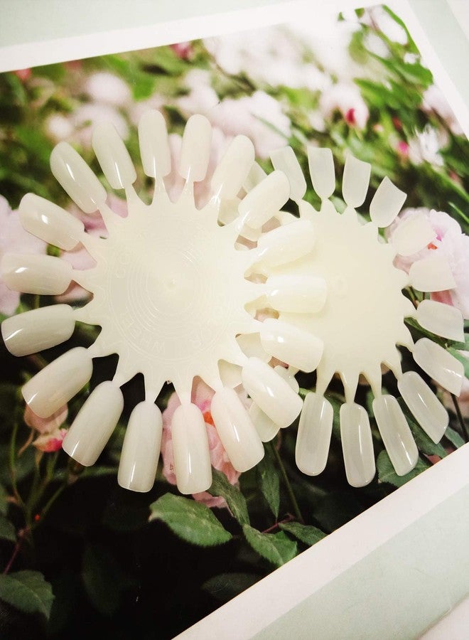 Honbay 20PCS Plastic 18 Tips False Nail Swatches Wheels Nail Art Color Polish Display Wheel for Manicure - Image 4