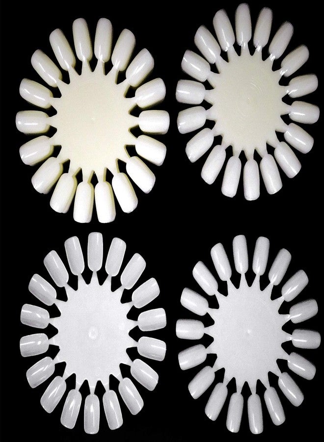 Honbay 20PCS Plastic 18 Tips False Nail Swatches Wheels Nail Art Color Polish Display Wheel for Manicure - Image 3