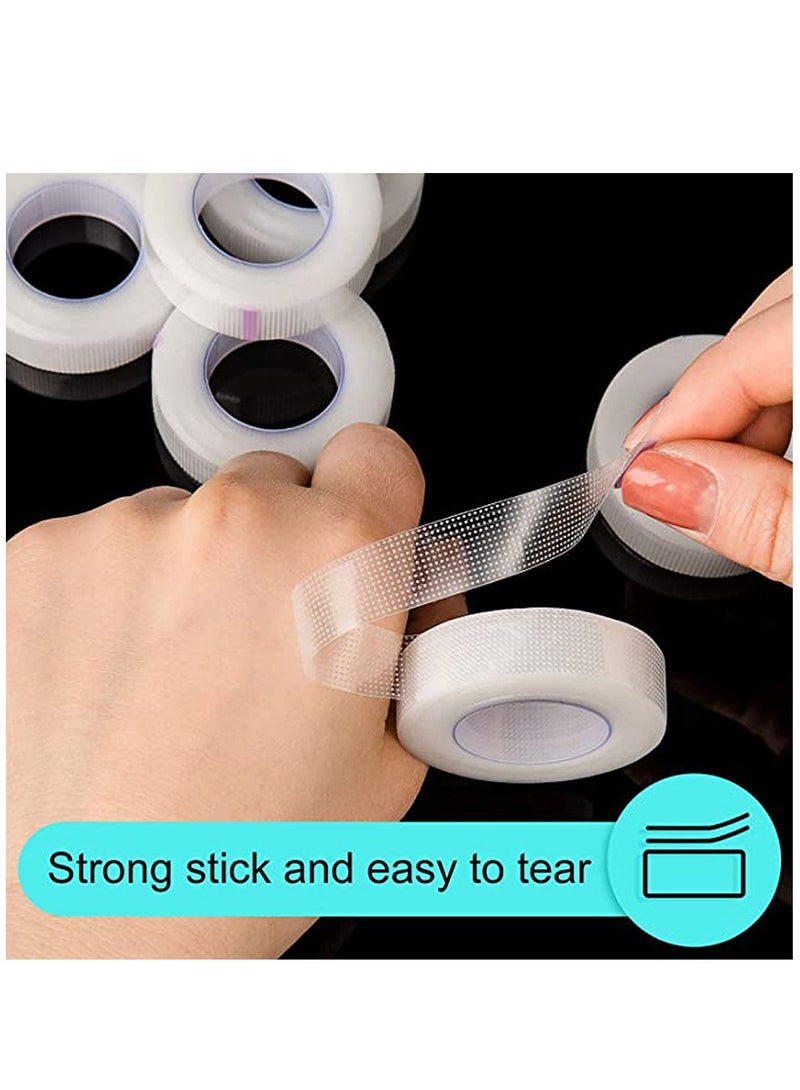 KASTWAVE Eyelash Tape, 6PCS Grafting Eyelash Isolation Tape Adhesive Tape Planting Eyelash Lint Free Eye Lashes Tools Tape for Eyelash Extensions - Image 2