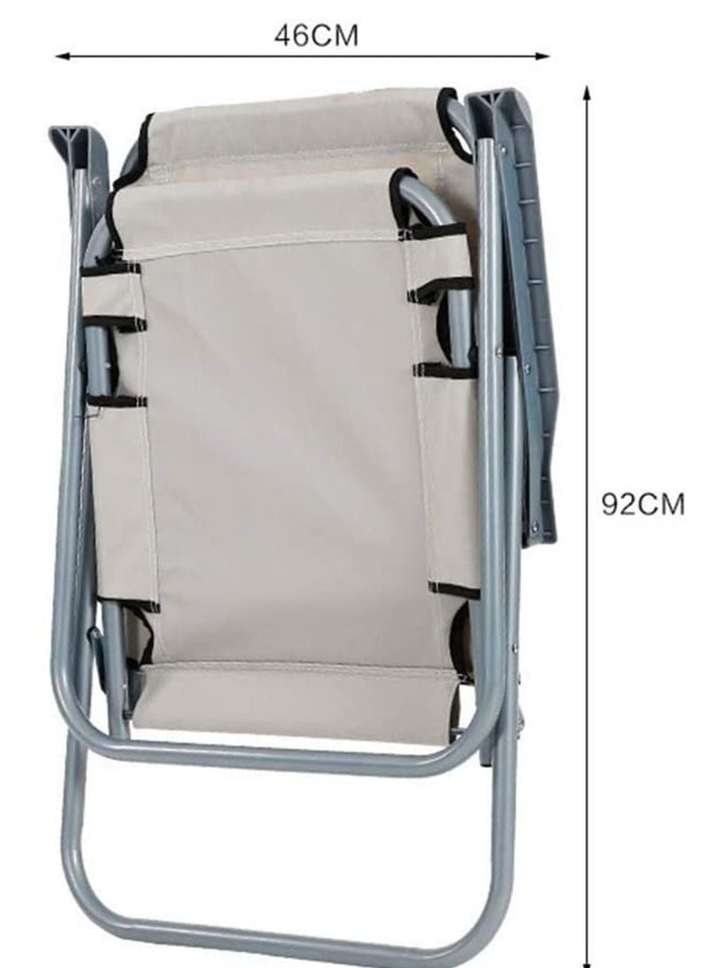 GO2CAMPS Foldable Camping Chair-Beach Chair for Garden Balcony or Festivals Outdoor Collapsable Chair as Fishing Chair or Festival Picnic Chair(Green) - Image 4