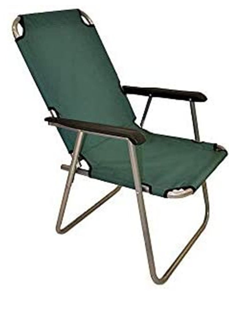 GO2CAMPS Foldable Camping Chair-Beach Chair for Garden Balcony or Festivals Outdoor Collapsable Chair as Fishing Chair or Festival Picnic Chair(Green) - Image 1