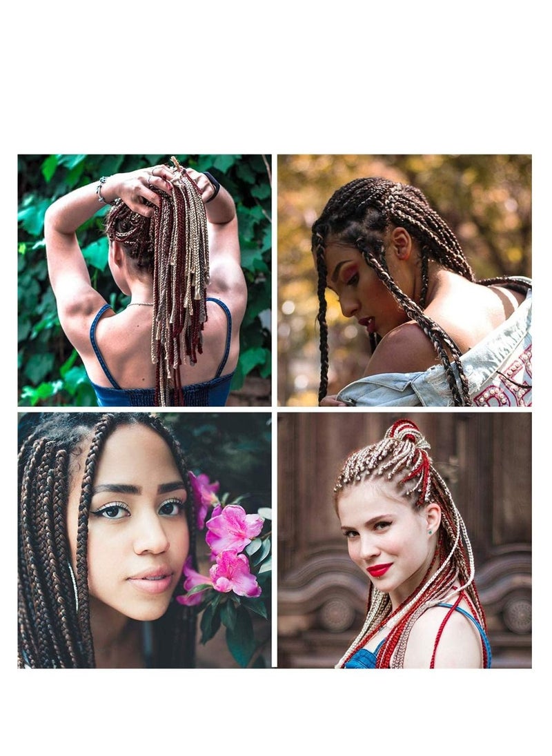 SYOSI - Dreadlock Crochet Hook Tool, 0.5 mm Braid Hair Dreadlocks Needle Weaving Crochet for Braid Craft, 3 Pieces Dreadlocks Crochet with Different Hooks, and 3 Pieces Hair Locking Tool - Image 1