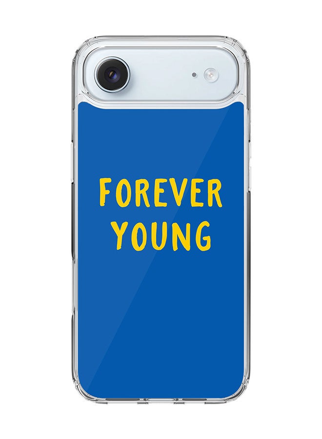 Stylizedd Classic Clear MagSafe Case for iPhone 17 Air , Hybrid Soft Case Flexible Edges Anti Drop TPU PC Gel Thin Transparent Cover [ Designed for iPhone 17 Air ] - Forever young