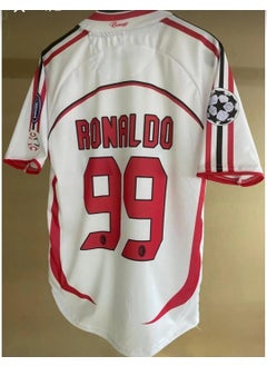 A.c Milan 2007 Champions League Final Ronaldo Nazario Nostalgia Jersey (Legendary Milan Squad)