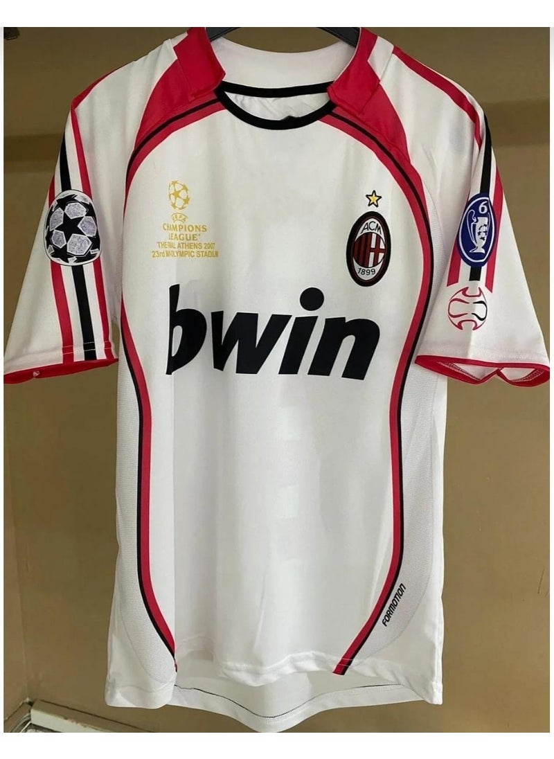 BySportakus - A.c Milan 2007 Champions League Final Ronaldo Nazario Nostalgia Jersey (Legendary Milan Squad) - Image 1