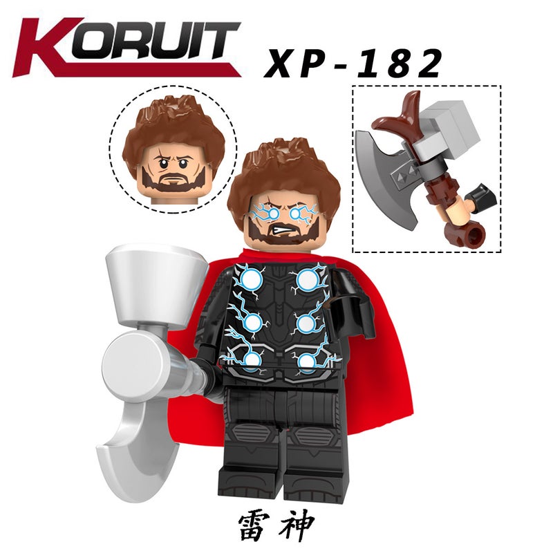 KT1025 Building Blocks Hero Series Thor Black Widow Kids Toy Bagged - Image 2