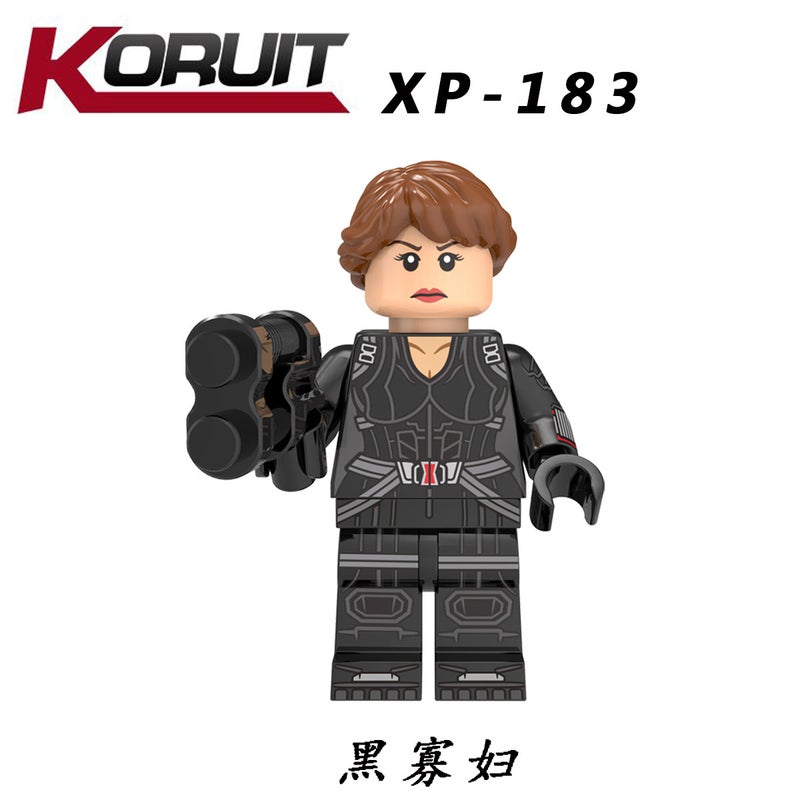 KT1025 Building Blocks Hero Series Thor Black Widow Kids Toy Bagged - Image 3