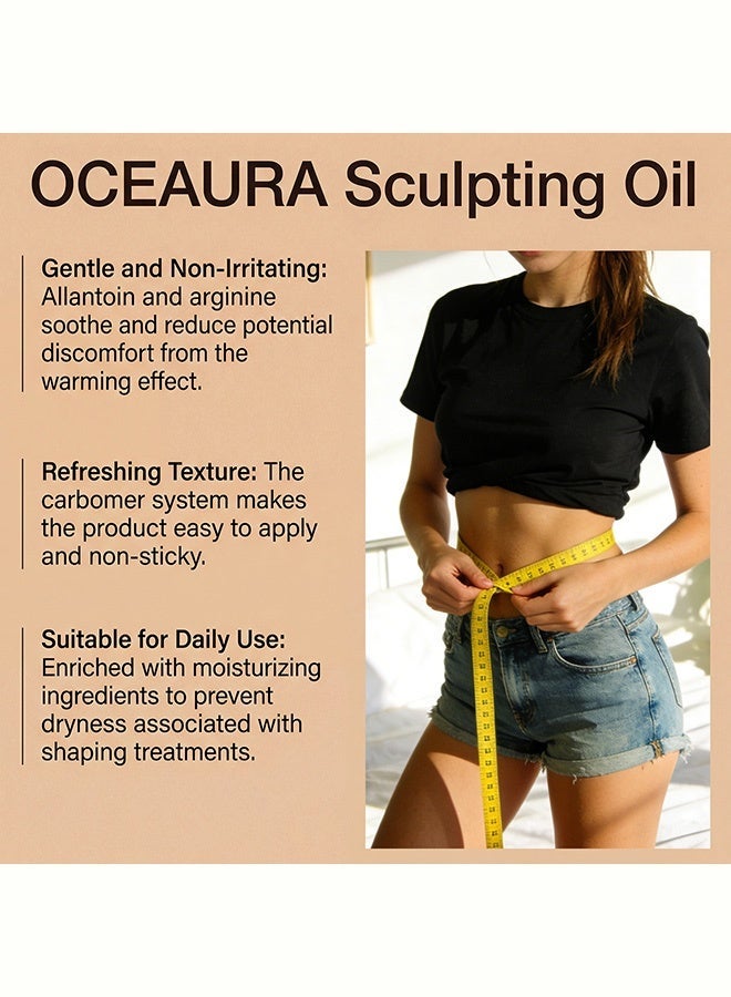 OceAura Body Sculpting Oil - Daily gentle ingredients to care for and reveal body shape, refreshing the skin. 30ml - Image 3