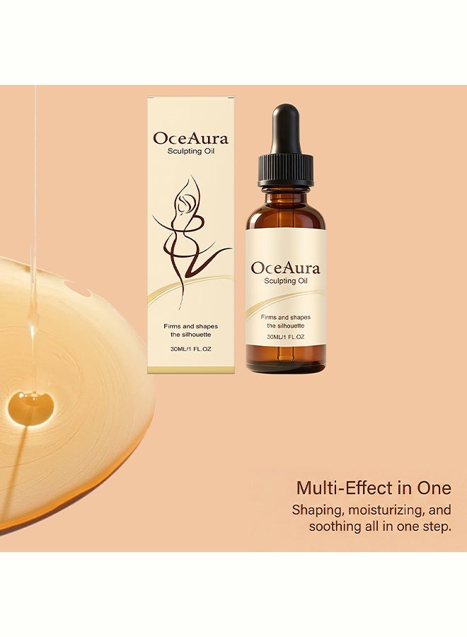 OceAura Body Sculpting Oil - Daily gentle ingredients to care for and reveal body shape, refreshing the skin. 30ml - Image 5