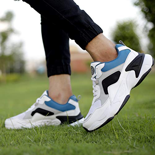 Bacca Bucci Men's Velocity White/grey Running Shoes - 8 Uk - Image 3