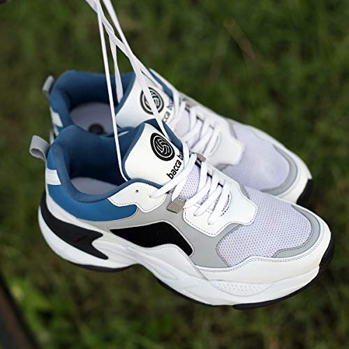 Bacca Bucci Men's Velocity White/grey Running Shoes - 8 Uk - Image 4